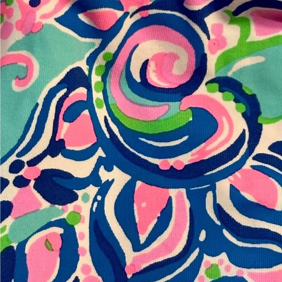 Lilly Pulitzer ‘Blue Horizon Jungle Sunrise’ Tankini *Size 10, New w/Out tags - Picture 4 of 10